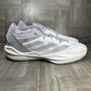 Adidas Adizero Select 2.0 Mens 14 White Grey Basketball Performance NEW IG6606